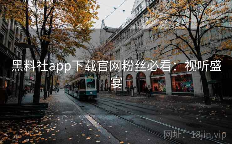 黑料社app下载官网粉丝必看：视听盛宴